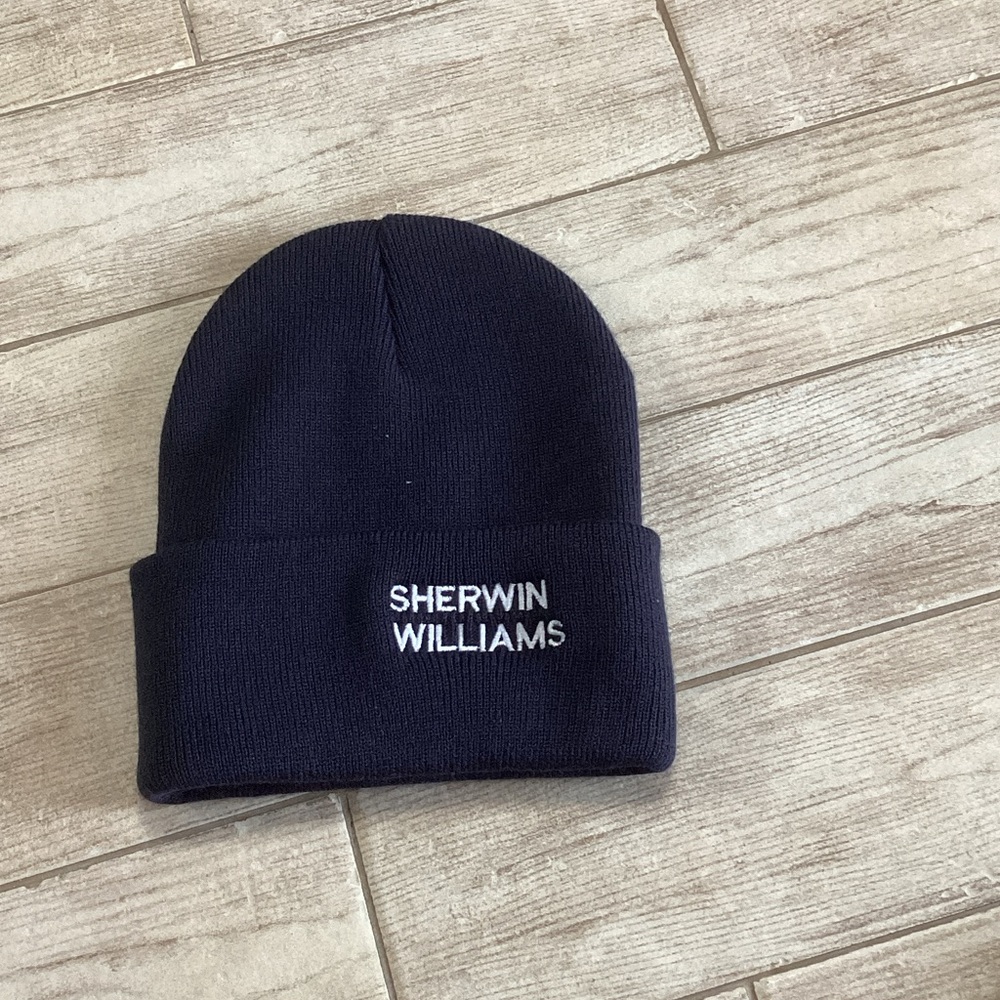 Sherwin Williams Navy Beanie